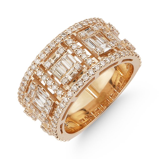 1,10 karat yarımtur yüzük — model LP-0453